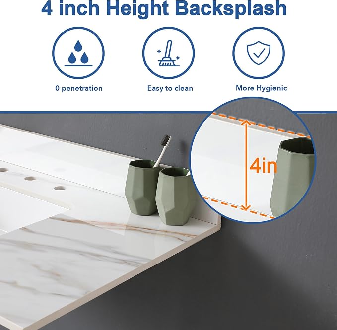 Montary 43"x 22" Bathroom Vanity Top - Image 6