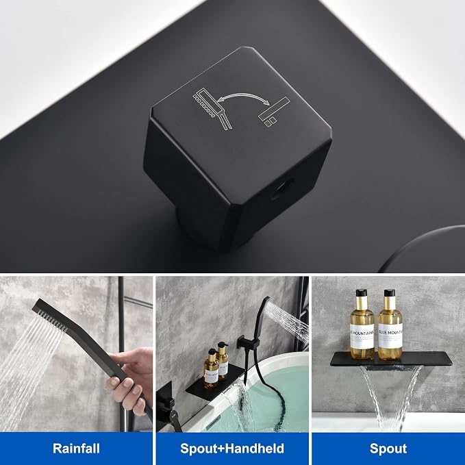 SHAMANDA Waterfall Bathtub Faucet - Image 3