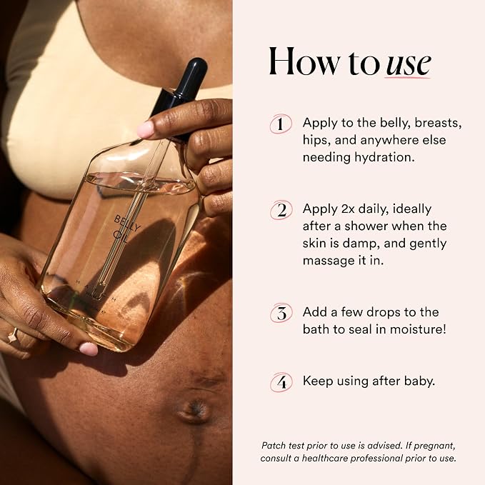 HATCH Belly Oil, Pregnancy & Postpartum Skincare - Image 5