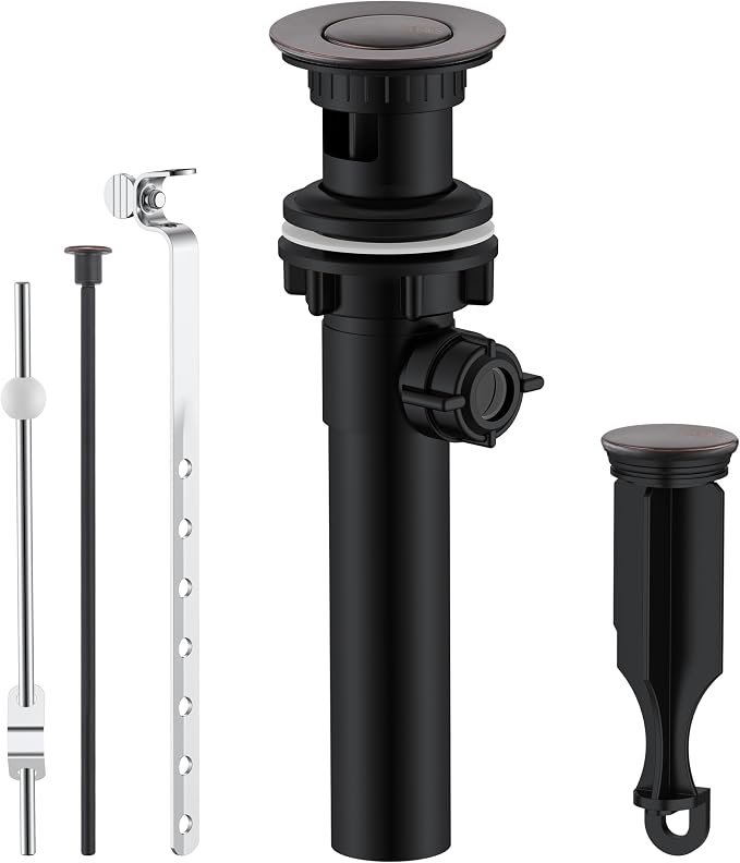 KENES Oil Rubbed Bronze Bathroom Sink Drain Assembly by KENESBathroomKitchen
