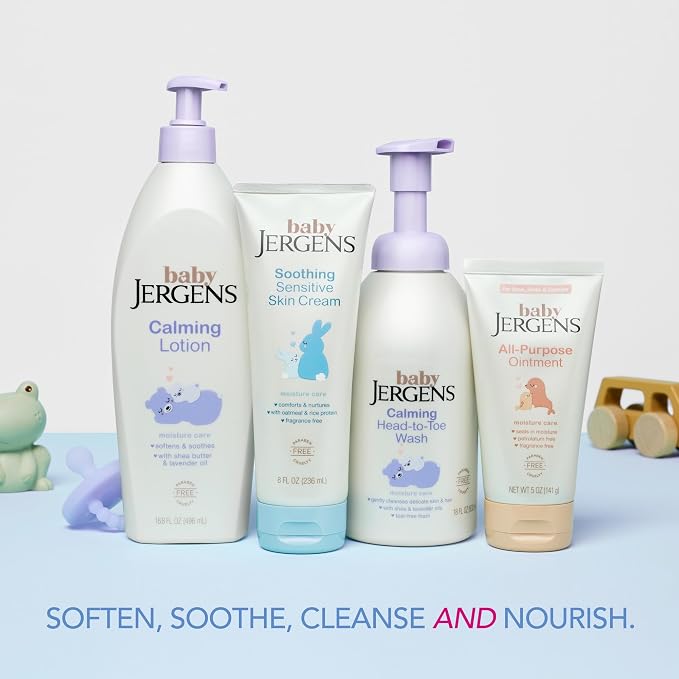 Jergens Baby Calming Head to Toe Foaming Wash, Baby Shampoo and Body Wash - Image 8