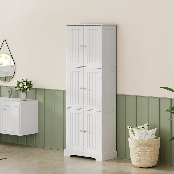 ChooChoo Tall Bathroom Storage Cabinet - Image 9