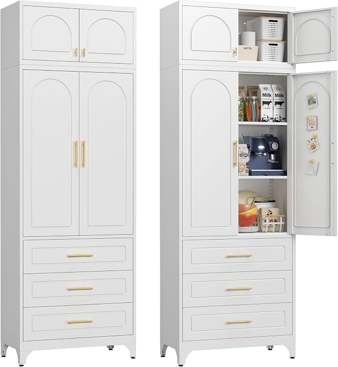 90" Pantry Kitchen Cabinet - Image 9