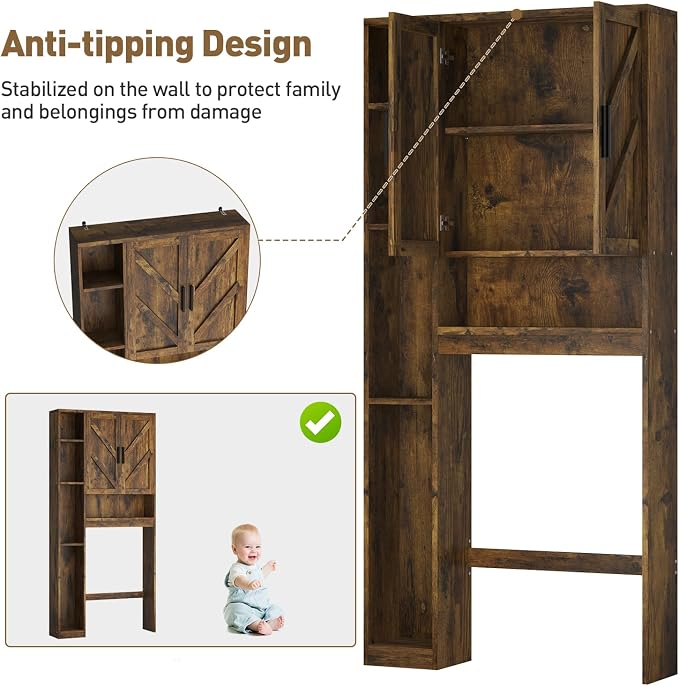 Over The Toilet Storage Cabinet - Image 6