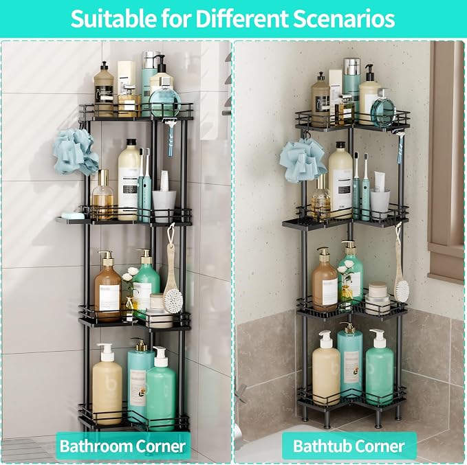 HapiRm Corner Shower Caddy Organizer - Image 5