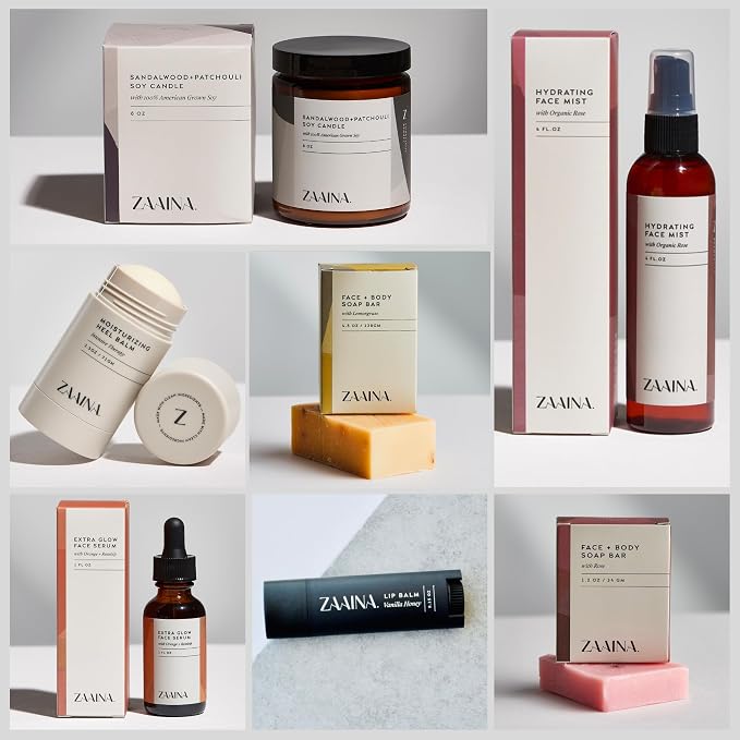 ZAAINA Spa Gift Basket for Women – Luxury Self Care Kit - Image 2