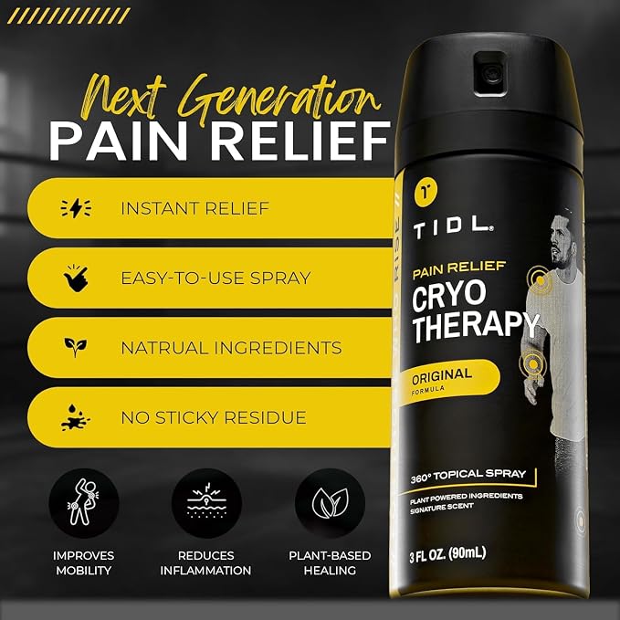 TIDL Plant Powered Cryotherapy Spray & Performance Cream Set – Post-Workout - Image 2