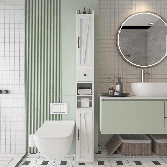 Tall Bathroom Storage Cabinet by MaupvitFurniture