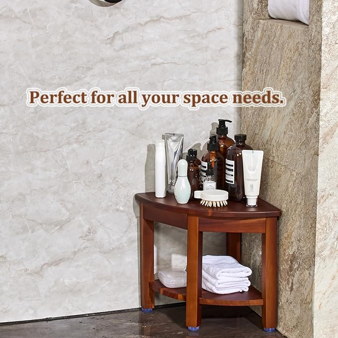 HouseJoy Corner Shower Bench - Image 2
