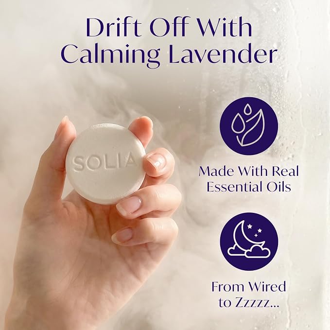 Solia Lavender Shower Steamers Aromatherapy 15-Pack - Image 2