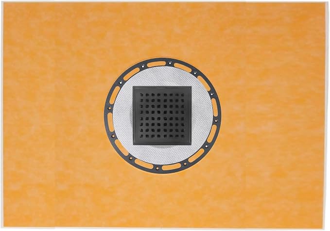 Square Shower Drain, 6-Inch Matte Black Kit - Image 7