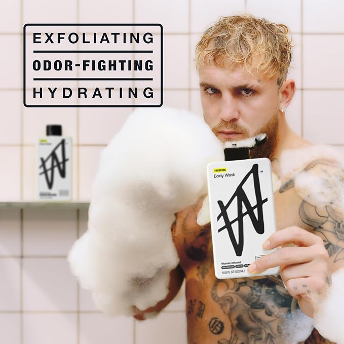 W By Jake Paul Exfoliating Body Wash - Image 3