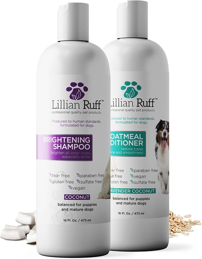 Lillian Ruff Brightening Shampoo & Oatmeal Conditioner Set by LillianRuff