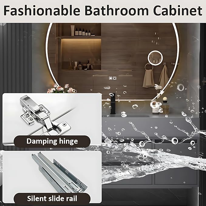 Floating Bathroom Vanity with Sink - Image 7