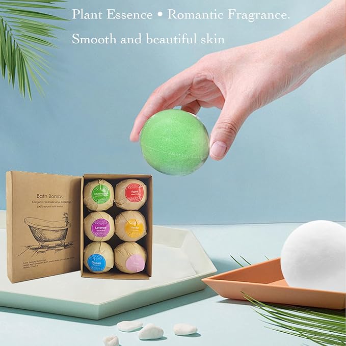 Bath Bombs Gift Set 6 Pack - Image 2