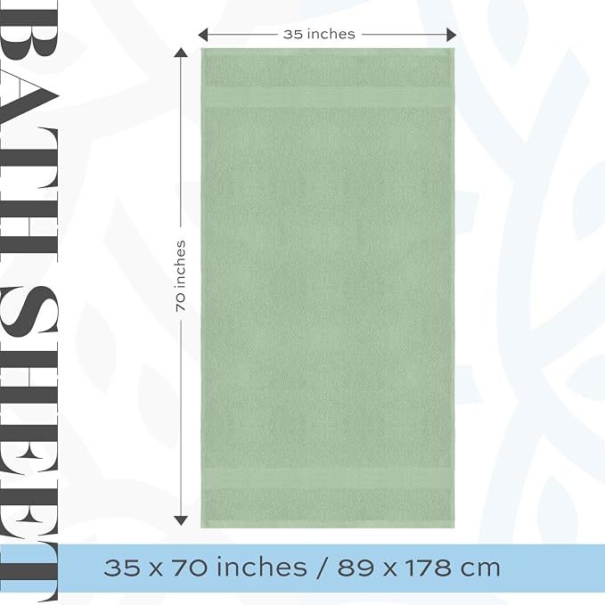 White Classic Luxury Bath Sheet Towels Extra Large | Highly Absorbent Hotel spa - Image 4