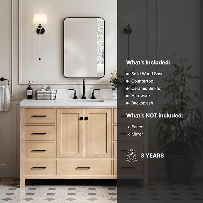 ARIEL 54'' Bathroom Vanity - Image 9