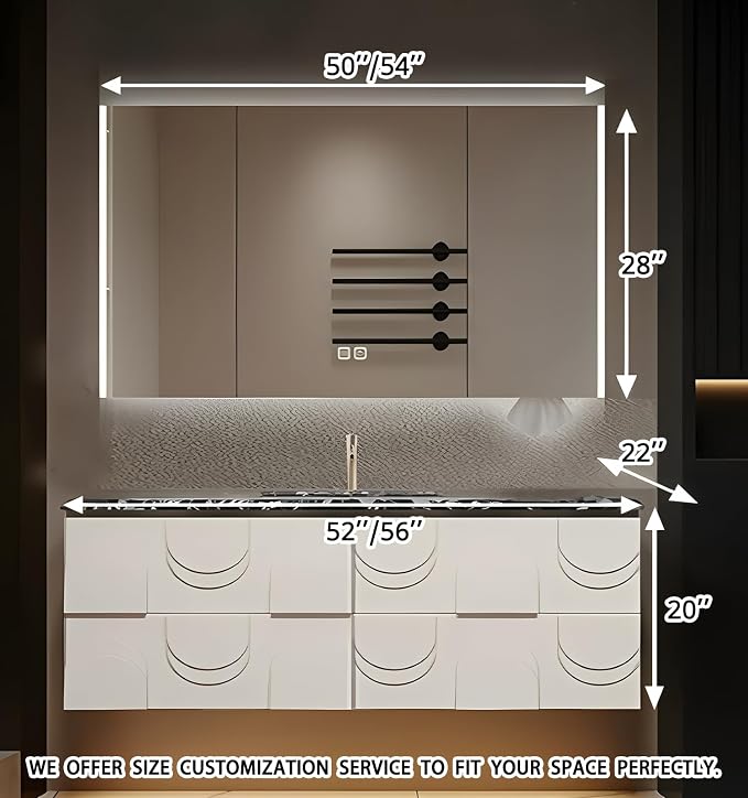Floating Bathroom Vanity, Single Sink Vanity - Image 2