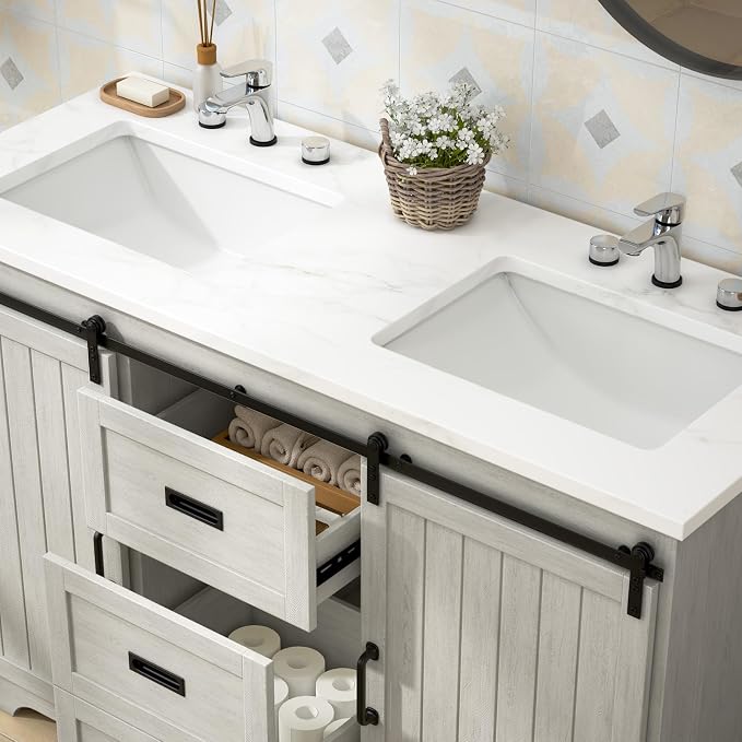 Modern Bathroom Vanity 54inch - Image 5