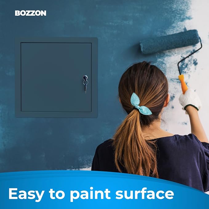 BOZZON Access Panel for Drywall 8 x 8 inch – Metal Door - Image 5
