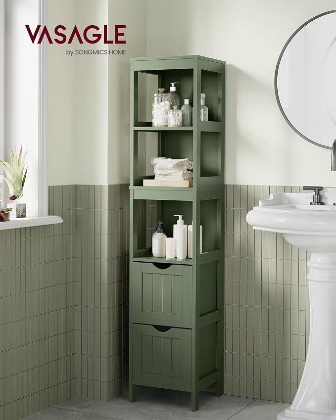 VASAGLE Storage Cabinet, Storage Organizer Rack Stand - Image 4
