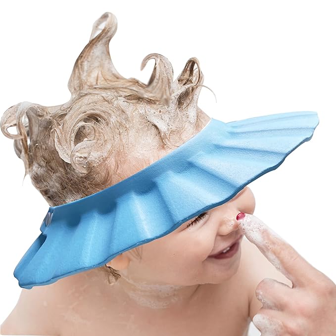 Soft Adjustable Baby Shower Cap by KOMIDK