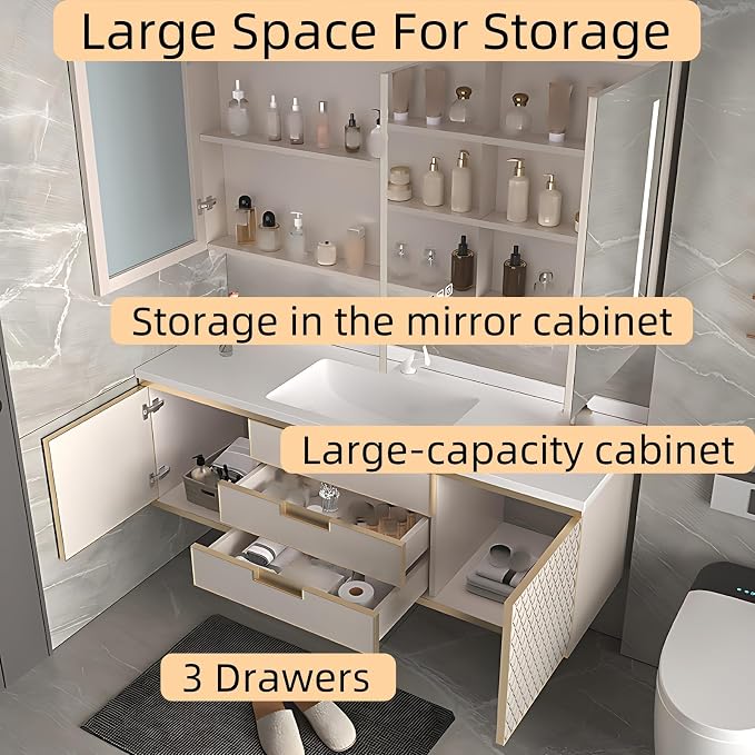 40IN Modern Bathroom Vanity - Image 4