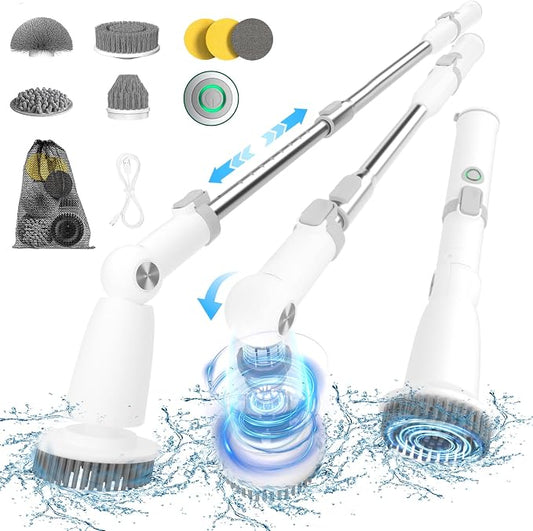 Marchpower Electric Spin Scrubber, Power Shower Scrubber Cordless Cleaning by Marchpower
