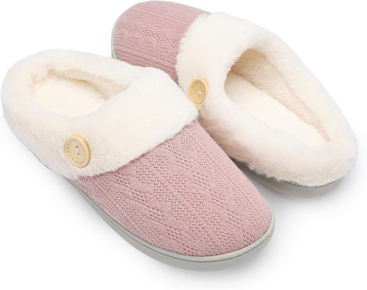 Chantomoo Womens Slipper Warm Comfy Memory Foam House Slippers Knitted Shoes by Chantomoo