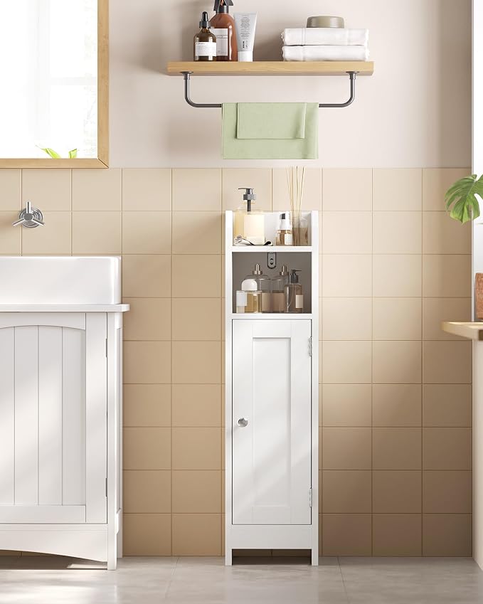 VASAGLE Small Storage Corner Floor Cabinet - Image 8
