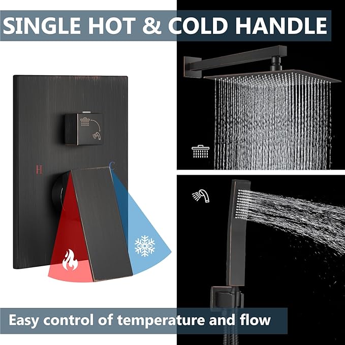 Aolemi Shower Faucet Set Rain Shower System - Image 4