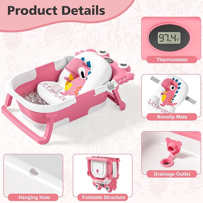 Collapsible Baby Bathtub for Newborns - Image 2