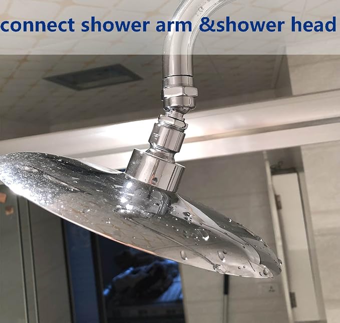 Shower head Swivel adapter, ball joint povit - Image 2
