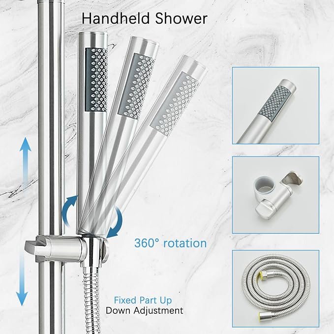 Rain Shower System Outdoor Shower Fixtures - Image 4
