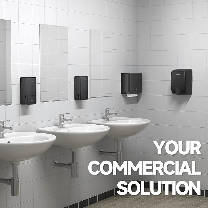 27oz Manual Wall Mounted Soap Dispenser, Use - Image 4