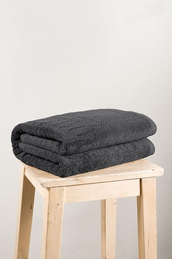 SALBAKOS 100% Turkish Cotton Jumbo Bath Sheet Towel Oversized 40x80 inch | - Image 8