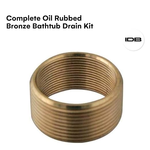 Dorence Antique Brass Bathtub Drain Replacement Parts - Image 4