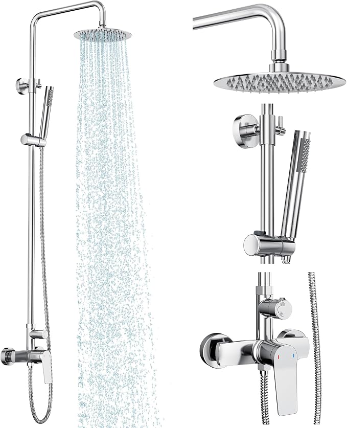 Rainsworth Outdoor Shower Kit Chrom by Rainsworth