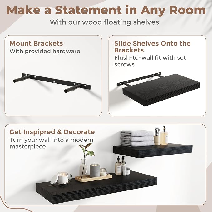 12 Inch Square Floating Shelves - Image 5