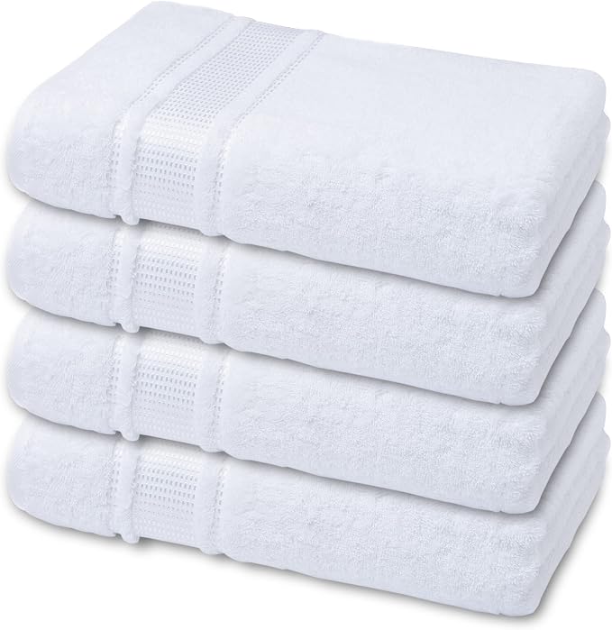 Melissa Linen, Fingertip Towels 4 Pack, 100% Turkish Cotton, Small Hand Towels - Image 4