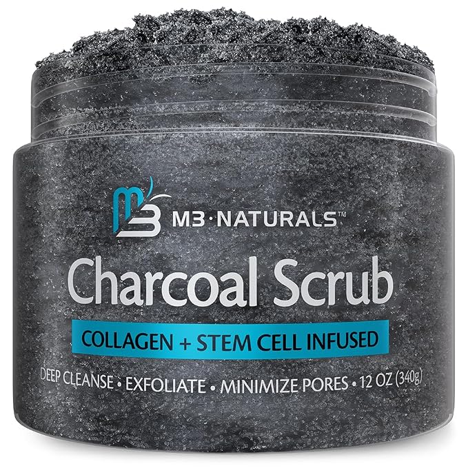 Exfoliating Charcoal Scrub by M3Naturals