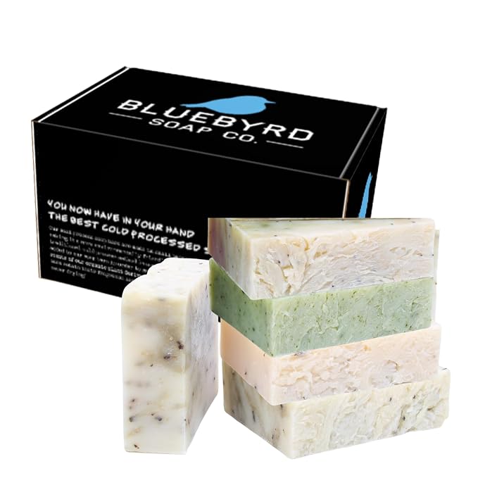 Bluebyrd Mint Bar Soap 5 Pack by Bluebyrd+Soap+Co.