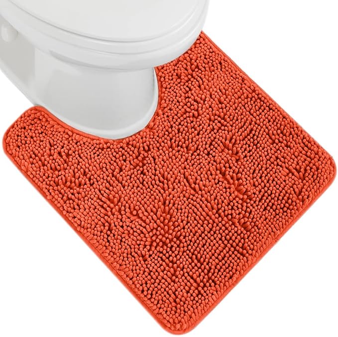 GORILLA GRIP Plush Absorbent Shaggy Chenille Bath Rug Mat by GorillaGrip