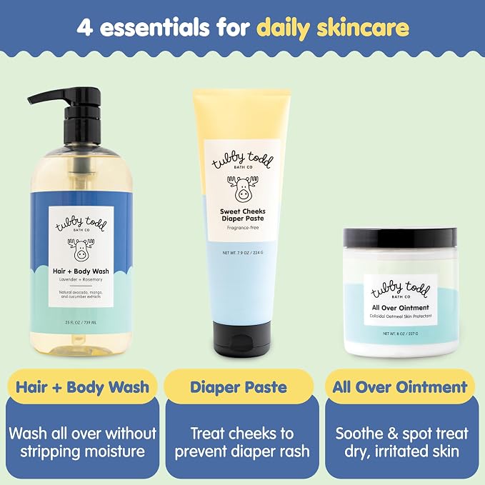 TUBBY TODD Baby Bundle Newborn Skin Care Set - Image 3