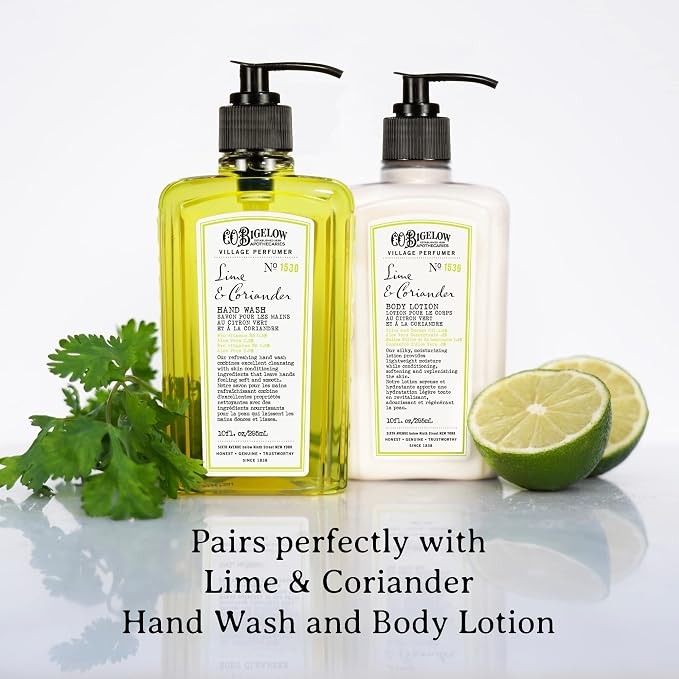C.O. Bigelow Lime Coriander Body Wash, Village Perfumer Moisturizing Body Wash - Image 6