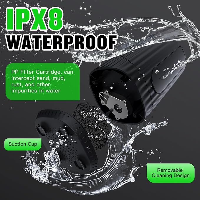 Portable Shower for Camping, 10000mAh Rechargeable Camping Shower - Image 3