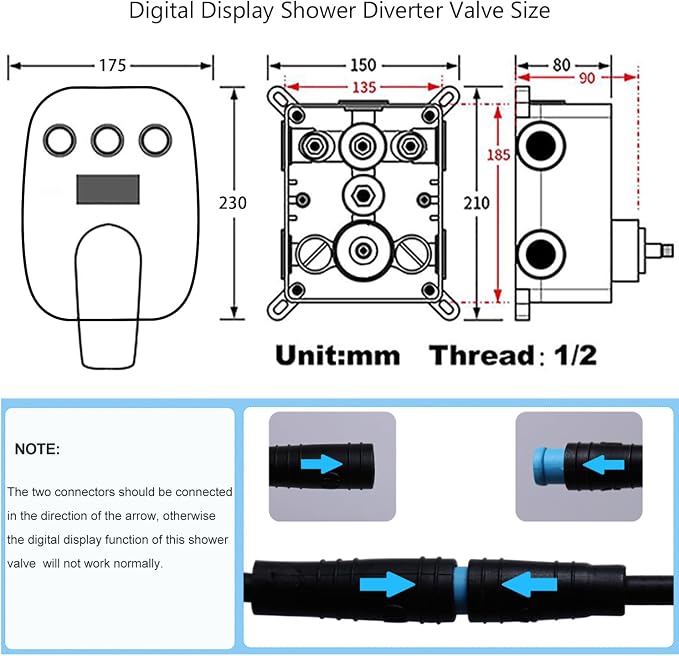 Chrome Shower Slide Bar System - Image 7