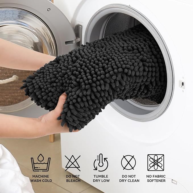 Bcoimo 30"×20" Absorbent Bath Mat, Non-Slip - Image 6