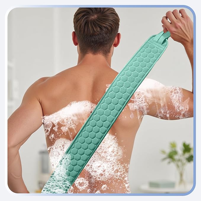Back Scrubber for Shower with Handles, 40 Inch Extra Long Double-Sided - Image 5