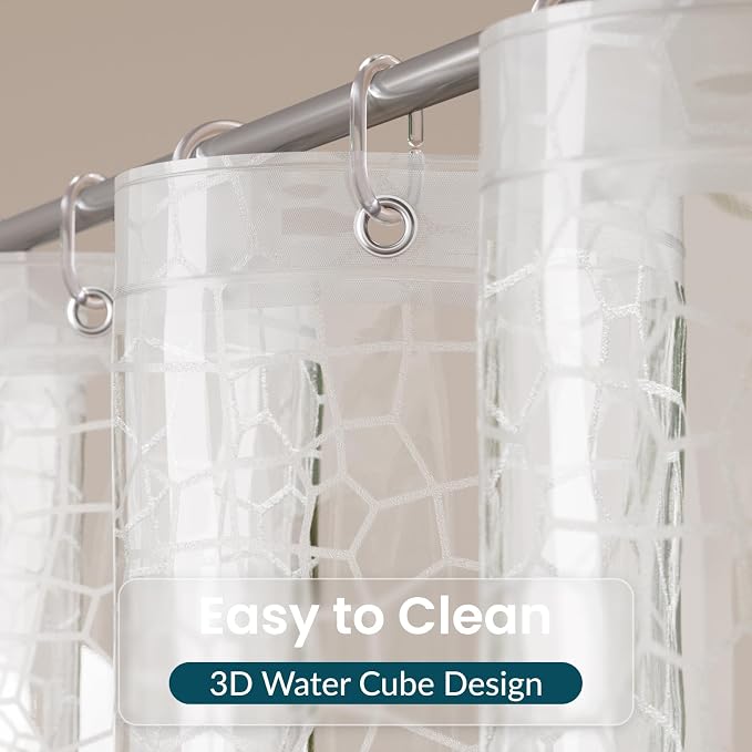 Titanker Clear Shower Curtain Liner - Image 3